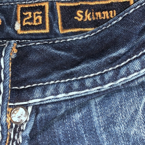 Rock Revival Charon Skinny Jeans size 26 inseam 30 good cond - Picture 6 of 11